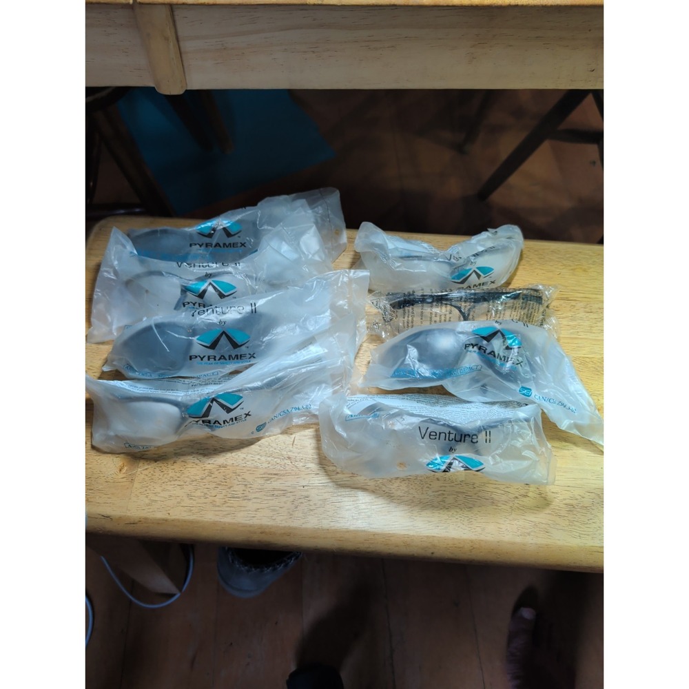 Lot Of 8 Brand New Safety Glasses